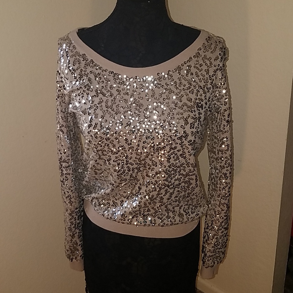 Sequin sweater